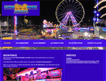 Tablet Screenshot of luna-park-argeles.com